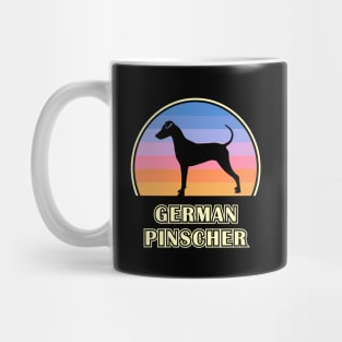 German Pinscher Vintage Sunset Dog Mug